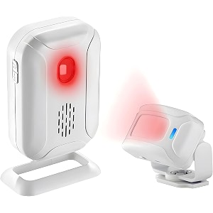 greencycle motion sensor doorbell store welcome buzzer elderly care reminder 5 modes 36 ringtones 280m range