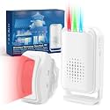GREENCYCLE Wireless Motion Sensor Door Chime, Ring Door Alarm Sensor