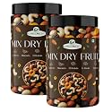 Greenest Dry Fruits &amp; Nuts 1KG | High Energy dry Fruits Snack | Pure, Healthy &amp; Natural Fit For Fasting | Perfect For Gifting (500 Gm each (Pack of 2), Mixed Dry Fruits)