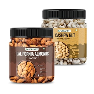 greenest dry fruits amp nuts  high energy dry fruits snack  pure healthy amp natural fit for fasting  perfect for gifting 250 gm each pack of 2 dry fruits combo