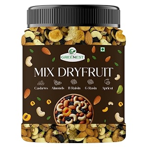greenest dry fruits amp nuts  high energy dry fruits snack  pure healthy amp natural fit for fasting  perfect for gifting 100 g pack of 1 mixed dry fruits