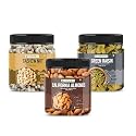 Greenest Dry Fruits &amp; Nuts | High Energy dry Fruits Snack | Pure, Healthy &amp; Natural Fit For Fasting | Perfect For Gifting (250 gm each(Pack of 3), Dry Fruits Combo)