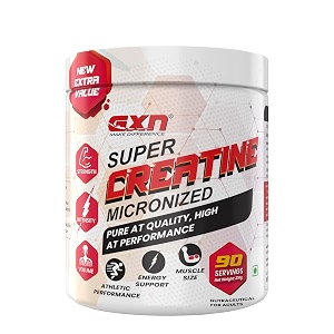 greenex nutrition gxn super creatine 270 g  200 mesh micronized creatine monohydrate  90 servings  boost athletic performance  unflavoured  90 servings