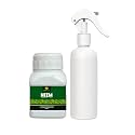 GREENFINITY 100% Cold Pressed Natural Neem Oil Concentrate 100ml For Indoor & Outdoor Plants + Empty Spray Bottle| Steam Distilled | Insecticide, Fungicide, Viricide & Miticide For Home Gardening