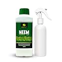 GREENFINITY 100% Cold Pressed Natural Neem Oil Concentrate 250ml For Indoor & Outdoor Plants + Empty Spray Bottle|Steam Distilled | Insecticide, Fungicide, Viricide & Miticide For Natural Gardening