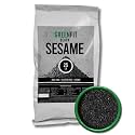Greenfit Black Sesame Seeds - 25lbs Bulk Bag | Non-GMO, Gluten-Free, Vegan-Friendly | Premium Quality, Nutrient-Rich, Healthy & Versatile for Cooking and Baking