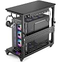 GreenForest Heavy Duty PC Stand, Gaming Computer Tower Cart with Wheels