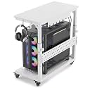 GreenForest Heavy Duty PC Stand, Gaming Computer Tower Cart with Wheels