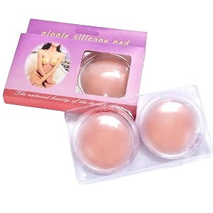 greenhood womens reusable nipple cover  silicone adhesive nipple covers for women  peel-and-stick bra petals breast pads  silicone nipple pad
