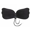 Greenhood Reusable Silicone Nipple Covers &amp; Push-Up Bra Tapes for Women | Backless, Strapless Coverage Solutions for Women &amp; Girls (Backless Bra Black)