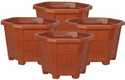 GreenLove New Gardening Big Size Flower Pot Gamla for Terrace Balcony and Garden Plant Container Set
