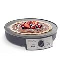 GreenPan Advanced 12" Crepe Maker, Ceramic Nonstick PFAS-Free Coating, Adjustable Temperature Control, 400°F Heating, Batter Spreader &amp; Crepe Turner Included, Graphite