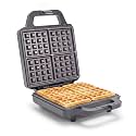 GreenPan Advanced Waffle Maker, 4-Square Belgian &amp; Classic Waffle Maker, PFAS-Free Ceramic Nonstick, Cool-Touch Handle, Overheat Protection, Easy Clean, Graphite