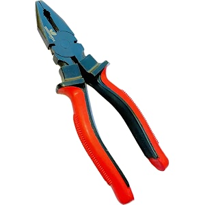 greenwichstore 83939 sturdy steel combination plier cable stripper side cutting plier long nose plier with anti-rust properties for gripping holding and cutting wires red amp black combo set of 3