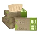 Greenwish Bamboo Soft Facial Tissue Box-100pulls (Pack of 5) | 100% Biodegradable, Eco friendly and Chemical Free | Car Tissue Box