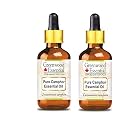 Greenwood Essential Camphor Essential Oil (Cinnamomum camphora) with Glass Dropper Pure | Non-Sticky | Non-greasy | Lightweight | Men &amp; Women | All Skin Types | Steam Distilled 100ml X 2
