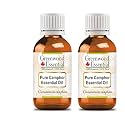 Greenwood Essential Camphor Essential Oil (Cinnamomum camphora) Pure | Non-Sticky | Non-greasy | Lightweight | Men &amp; Women | All Skin Types | Steam Distilled 100ml X 2