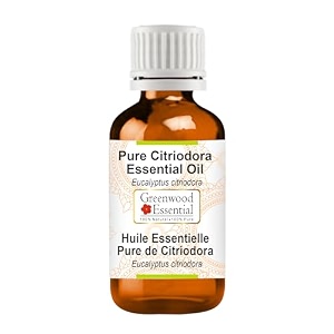 greenwood essential citriodora essential oil eucalyptus citriodora pure  non-sticky  non-greasy  lightweight  men amp women  all skin types  steam distilled 10ml