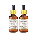 Greenwood Essential Citriodora Essential Oil (Eucalyptus citriodora) with Glass Dropper Pure | Non-Sticky | Non-greasy | Lightweight | Men & Women | All Skin Types | Steam Distilled 100ml X 2