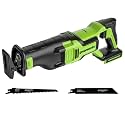 Greenworks 24V Brushless (1-1/8") Cordless Reciprocating Saw (2,700 SPM), Tool Only