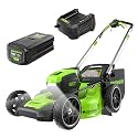 Greenworks 80V 21in Self-Propelled Lawn Mower, 8.0 Ah Battery and Charger