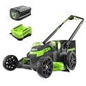 Greenworks 80V 25in Self-Propelled Lawn Mower, 4.0 Ah Battery and Charger