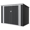 Greesum 5.8x3.3 FT Outdoor Storage Shed, Black