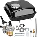 GREHUA 212cc Gas Fuel Tank &amp; Carburetor Carb Kit Compatible with Predator 212 196cc 5.5hp 6.5hp GX160 GX200 Coleman CT200U BT200X KT196 Baja Warrior Massimo MB200 Mini Bike Go Kart Engine Parts