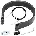 GREHUA 4" Go Kart Brake Band &amp; 71" Throttle Cable Kit Compatible with Predator 212cc 196cc 6.5hp GX160 GX200 Manco Bandit Critter 1492 4316 297 Azusa 2251-B Yerf-Dog Cart Mini Bike ATV Parts Black