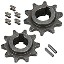 GREHUA 40 41 420 Chain Sprocket 10 Tooth 5/8" Bore 3/16" Keyway for Coleman CT200U BT200X CT200U-EX KT196 CK196 212cc 196cc 5.5hp 6.5hp 200cc Mini Bike Go Kart 20/30 Series Torque Converter Parts