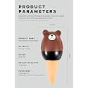 Terracotta Water Dripper Spikes for Plants | Cute, Natural, Carefree, and Sustainable | Enhance Plant Experience | Interesting Gift Idea | Happy Holidays (4, Bear)