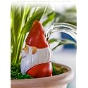 Terracotta Water Dripper Spikes for Plants | Cute, Natural, Carefree, and Sustainable | Enhance Plant Experience | Interesting Gift Idea | Happy Holidays (Santa, 4)