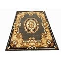 Grey Area Rug Carpet for Living Room 6x8 Feet Floor Carpet Modern Home Decor Soft Anti Slip Carpet