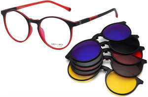 Grey Jack UV Protection Round Sunglasses Free