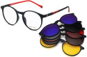 Grey Jack UV Protection Round Sunglasses Free