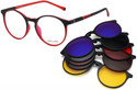Grey Jack UV Protection Round Sunglasses Free