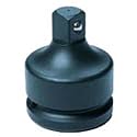 Grey Pneumatic 3009AL Socket Adapter with Locking Pin