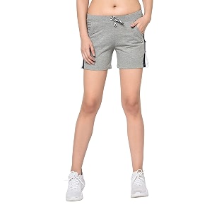 Grey Women Solid Knitted Regular Fit Regular