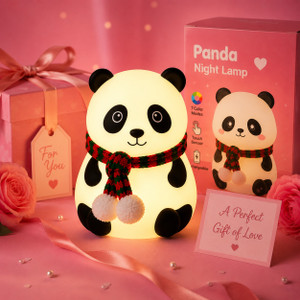 Gridcart Cute Panda LED Night Lamp Rechargeable