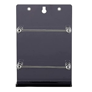 gridlab black acrylic double mobile holder stand for mobile charging tv amp ac remote holding and keys hanging at home office bedroom hotel wall mount black single mobile stand