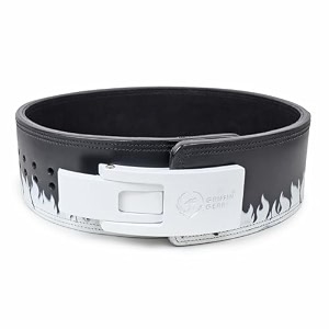 weight lifting belt black buckle with pink belt heavy 13mm thick genuine leather power lifting belt for men amp women  competition workout training weight support beltsmall-2634- 3434