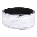 Weight Lifting Belt ||White Buckle White Belt Heavy 10mm Thick Genuine Leather Power Lifting Belt For Men &amp; Women || Competition Workout Training Weight Support Belt(XL-42"- 52")