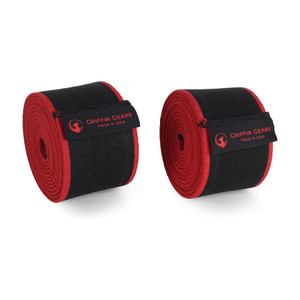GRIFFIN GEARS Weight Lifting Knee Support Wraps