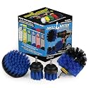 Marine Cleaning Supplies - Brush Kit for a Clean Boat - Boat Accessories - Tank Cleaner Tool Set - Hull and Deck Scrubbing Set - Professional Pool Cleaning Brushes - Aquarium Scrubber - Water Vessels
