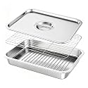 Grill Prep Tray with Lid 3-Piece Grill Carry System