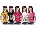 Grils Printed Cotton Half Sleeve Regular Fit