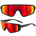 grinderPUNCH Futuristic Space Alien Costume Sunglasses Cyclops Shield Party Mirror Mono Lens