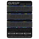 Grip Money Bands (Pack of 3) - BLACK - Premium Silicone Band for Cash &amp; Cards - Slim &amp; Durable Design