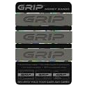 Grip Money Bands (Pack of 3) - FOGHORN GRAY - Premium Silicone Band for Cash &amp; Cards - Slim &amp; Durable Design