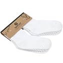 Gripjoy Toddler Socks with Grippers, Non-Slip for Kids, Enhanced Stability, Comfortable Cotton - 4 Pairs
